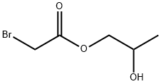 1-(ブロモアセトキシ)-2-プロパノール 化学構造式