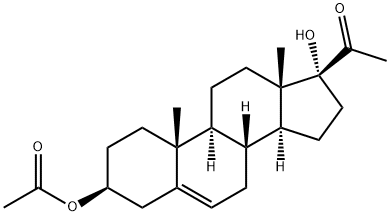 17ALPHA-HYDROXYPREGNENOLONE 3-ACETATE Struktur