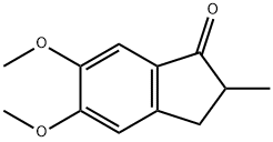 5,6-二甲氧基-2-甲基茚满-1-酮 结构式