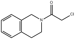 乙酮,2-氯-1-(3,4-二氢-1H-异喹啉-2-基)-,41910-57-0,结构式