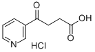 4-(PYRID-3-YL)-4-OXO-BUTYRIC ACID HYDROCHLORIDE Structure
