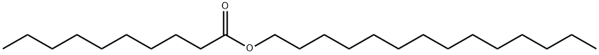 癸酸十四酯,41927-69-9,结构式