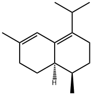 (1R,8aR)-1,2,3,7,8,8a-Hexahydro-1,6-dimethyl-4-isopropylnaphthalene Struktur