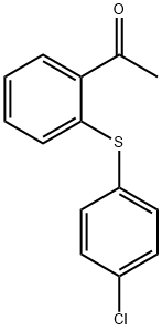 2-ACETYL-4'-CHLORO DIPHENYL SULFIDE Structure