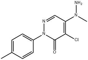 4-CHLORO-5-(1-METHYLHYDRAZINO)-2-(4-METHYLPHENYL)-2,3-DIHYDROPYRIDAZIN-3-ONE,41933-01-1,结构式