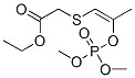 [2-[(Dimethoxyphosphinyl)oxy]-1-propenylthio]acetic acid ethyl ester Structure