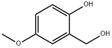 2-HYDROXY-5-METHOXYBENZYL ALCOHOL 化学構造式