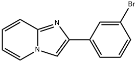 2-(3-溴苯基)咪唑[1,2-ɑ]吡啶,419557-33-8,结构式