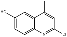 2-CHLORO-4-METHYL-QUINOLIN-6-OL 化学構造式