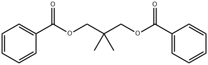 2,2-二甲基-1,3-丙二醇,二苯甲酸酯, 4196-89-8, 结构式