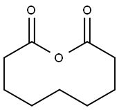 オキセカン-2,10-ジオン 化学構造式