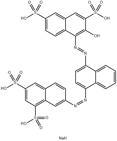 tetrasodium (4Z)-4-[[4-(6,8-disulfonatonaphthalen-2-yl)diazenylnaphthalen-1-yl]hydrazinylidene]-3-oxo-naphthalene-2,7-disulfonate