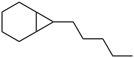 7-ペンチルビシクロ[4.1.0]ヘプタン 化学構造式