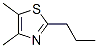 4,5-dimethyl-2-propylthiazole 结构式