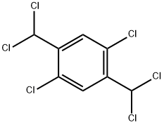 1,4-dichloro-2,5-bis(dichloromethyl)benzene Structure