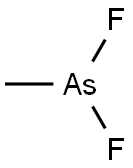 Methyldifluoroarsine Struktur