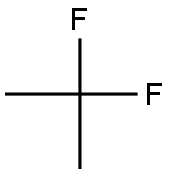 2,2-二氟丙烷, 420-45-1, 结构式