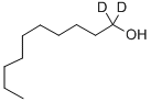 1-DECANOL-D2 化学構造式