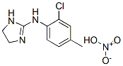 2-(2-chloro-p-toluidino)-2-imidazoline nitrate Structure