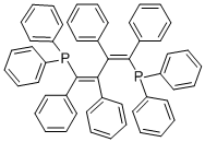 (1Z,3Z)-1,4-Bis(diphenylphosphino)-1,2,3,4-tetraphenyl-1,3-butadiene, min. 98% Ph4-NUPHOS Structure