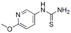 Thiourea, (6-methoxy-3-pyridinyl)- (9CI) Structure