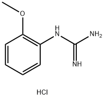 N-(2-METHOXY-PHENYL)-GUANIDINE HYDROCHLORIDE 化学構造式