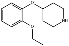4-(2-エトキシフェノキシ)ピペリジン 化学構造式