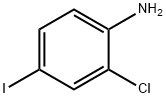 2-クロロ-4-ヨードアニリン 化学構造式