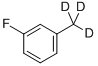 3-フルオロトルエン-Α,Α,Α-D3 化学構造式