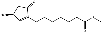 (S)-(-)-3-羟基-5-氧代-1-环戊烯基-1-己酸甲酯, 42038-75-5, 结构式