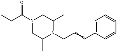 2,6-Dimethyl-4-(1-oxopropyl)-1-(3-phenyl-2-propenyl)piperazine|2,6-DIMETHYL-4-(1-OXOPROPYL)-1-(3-PHENYL-2-PROPENYL)PIPERAZINE