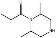Piperazine, 2,6-dimethyl-1-propionyl- (7CI,8CI) Structure