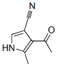 1H-Pyrrole-3-carbonitrile, 4-acetyl-5-methyl- (9CI) 化学構造式