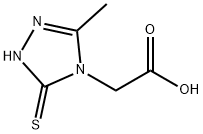 2-(3-METHYL-5-THIOXO-1H-1,2,4-TRIAZOL-4(5H)-YL)ACETIC ACID Structure