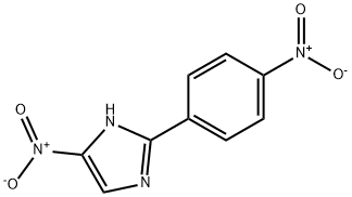 Imidazole, 2-(4-nitrophenyl)-4-nitro- 化学構造式