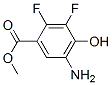 Benzoic acid, 5-amino-2,3-difluoro-4-hydroxy-, methyl ester (9CI) Structure
