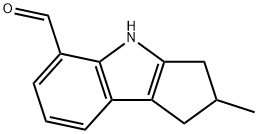 Cyclopent[b]indole-5-carboxaldehyde, 1,2,3,4-tetrahydro-2-methyl- (9CI),420802-68-2,结构式