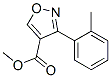 4-Isoxazolecarboxylicacid,3-(2-methylphenyl)-,methylester(9CI),420807-93-8,结构式