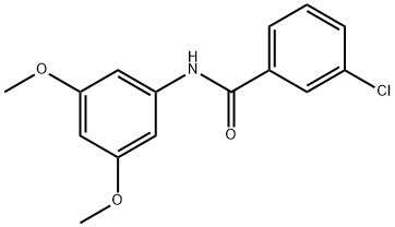 3-Chloro-N-(3,5-diMethoxyphenyl)benzaMide, 97% Structure