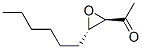 Ethanone, 1-[(2R,3S)-3-hexyloxiranyl]- (9CI) Structure