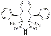 2alpha,3alpha-Dicyano-1,2,3,4-tetrahydro-1beta,4beta-diphenyl-2,3-naphthalenedicarboximide|2ALPHA,3ALPHA-二氰基-1,2,3,4-四氢-1BETA,4BETA-二苯基-2,3-萘二甲酰亚胺
