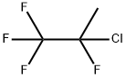 2-Chloro-1,1,1,2-tetrafluoropropane Struktur
