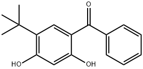 2,4-DIHYDROXY-5-TERT-BUTYLBENZOPHENONE Struktur