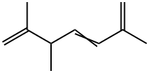 2,5,6-Trimethyl-1,3,6-heptatriene,42123-66-0,结构式