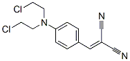 4-[Bis(2-chloroethyl)amino]benzylidenemalononitrile Struktur