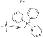 (3-TRIMETHYLSILYL-2-PROPYNYL)TRIPHENYLPHOSPHONIUM BROMIDE Structure