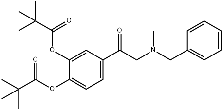 4-(2-(benzyl(Methyl)aMino)acetyl)-1,2-phenylene bis(2,2-diMethylpropanoate)|2,2-二甲基丙酸 4-[[甲基(苯甲基)氨基]乙酰基]-1,2-苯酯