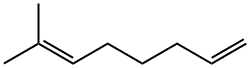 7-甲基-1，6-辛二烯, 42152-47-6, 结构式