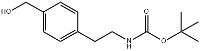 [4-(2-BOC-AMINO-ETHYL)-PHENYL]-METHANOL Structure