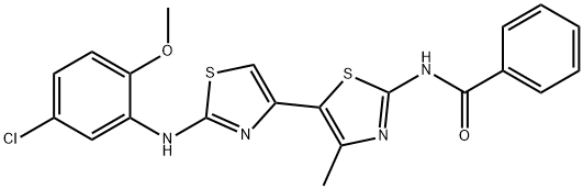N-(2-[(5-CHLORO-2-METHOXYPHENYL)AMINO]-4'-METHYL-4,5'-BI-1,3-THIAZOL-2'-YL)BENZAMIDE price.